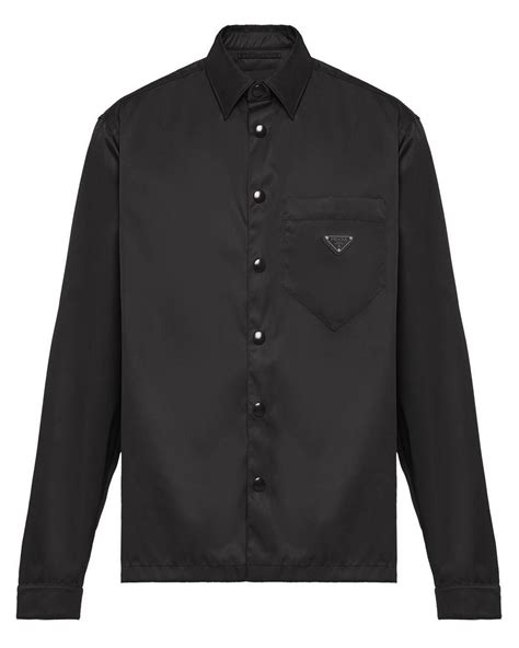 prada button up black|prada button up shirts.